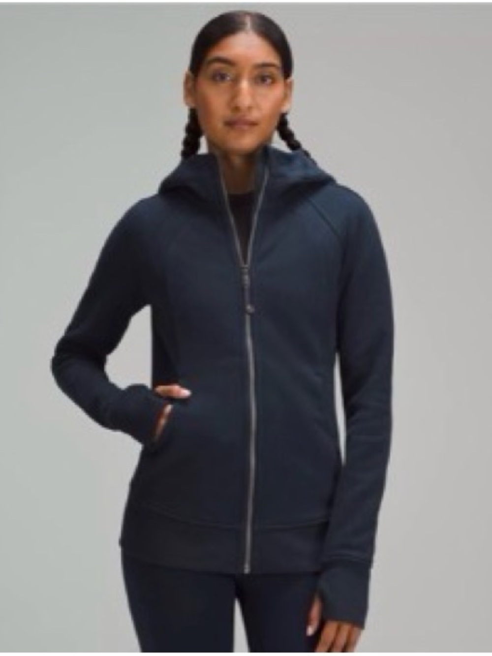 Lululemon Scuba Dark Navy Full‑Zip Hoodie